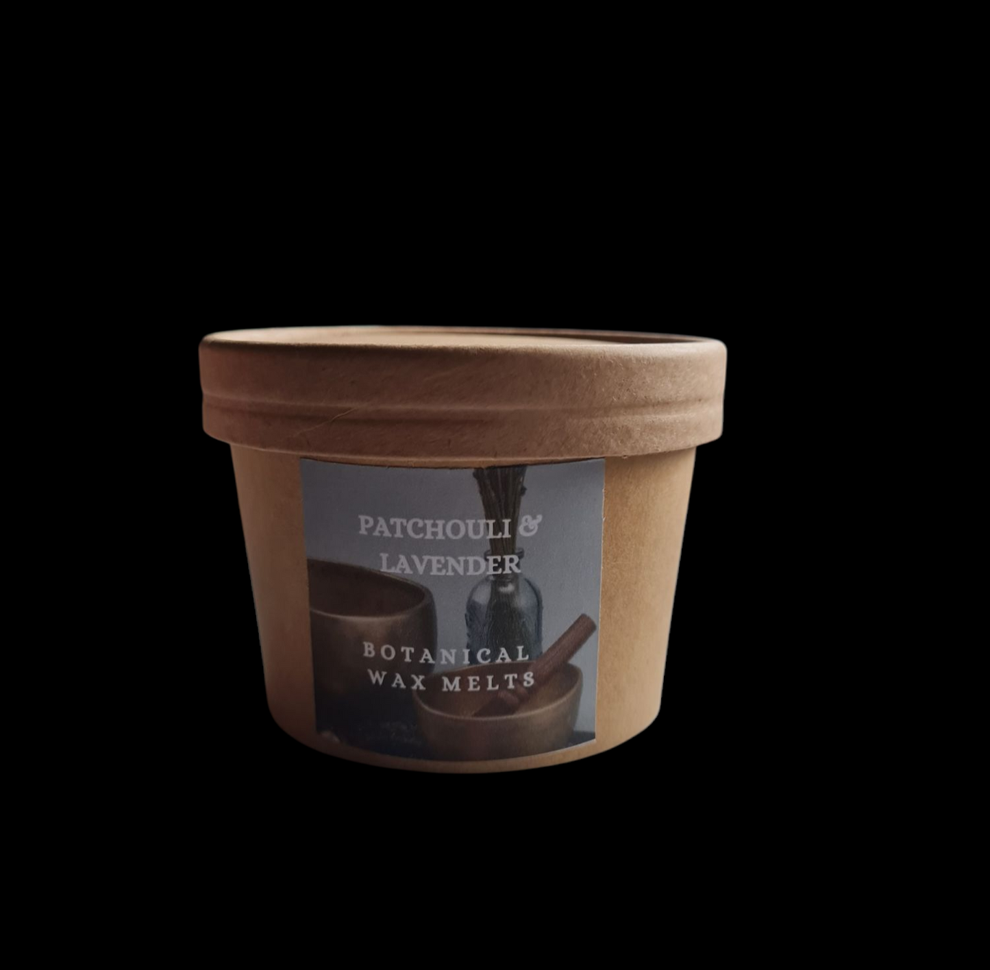 BOTANICAL WAX MELT TUB - PATCHOULI & LAVENDER