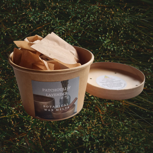BOTANICAL WAX MELT TUB - PATCHOULI & LAVENDER