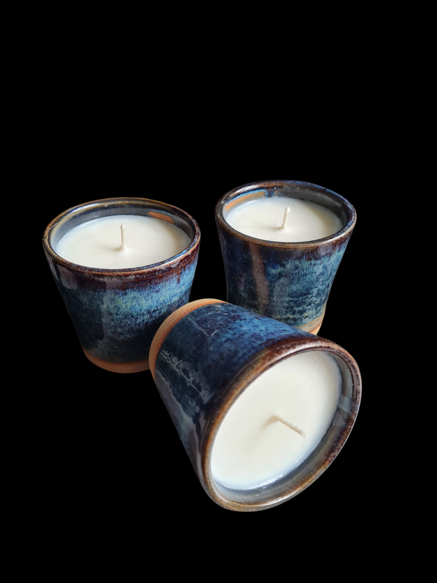 LIMITED EDITION- BLUE CERAMIC CANDLE