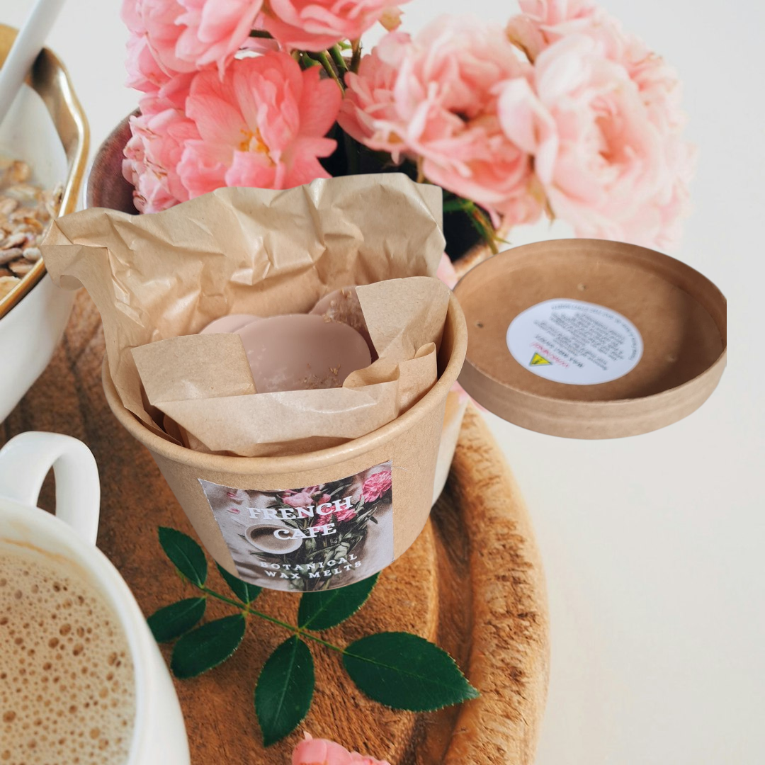 BOTANICAL WAX MELT TUB - FRENCH CAFÉ
