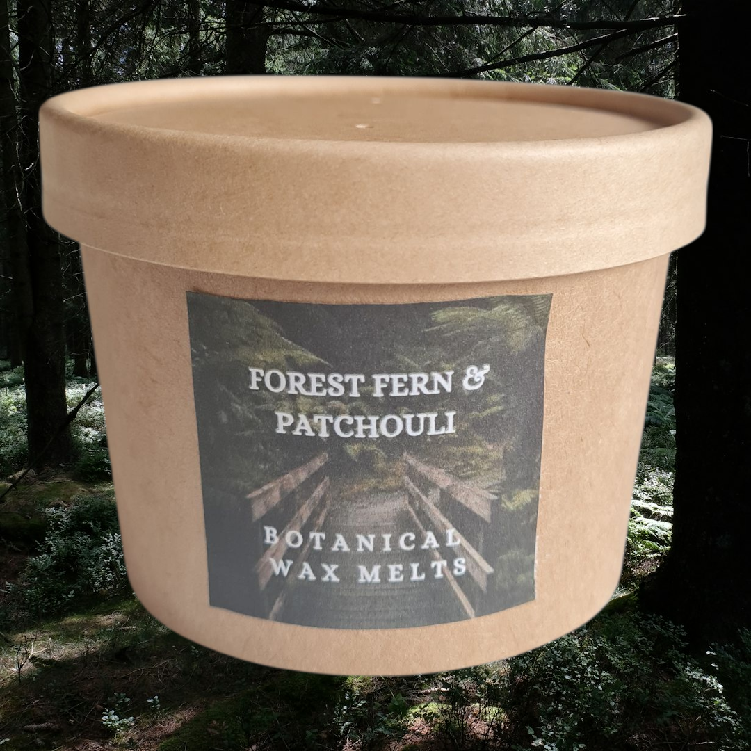 BOTANICAL WAX MELT TUB - FOREST FERN & PATCHOULI