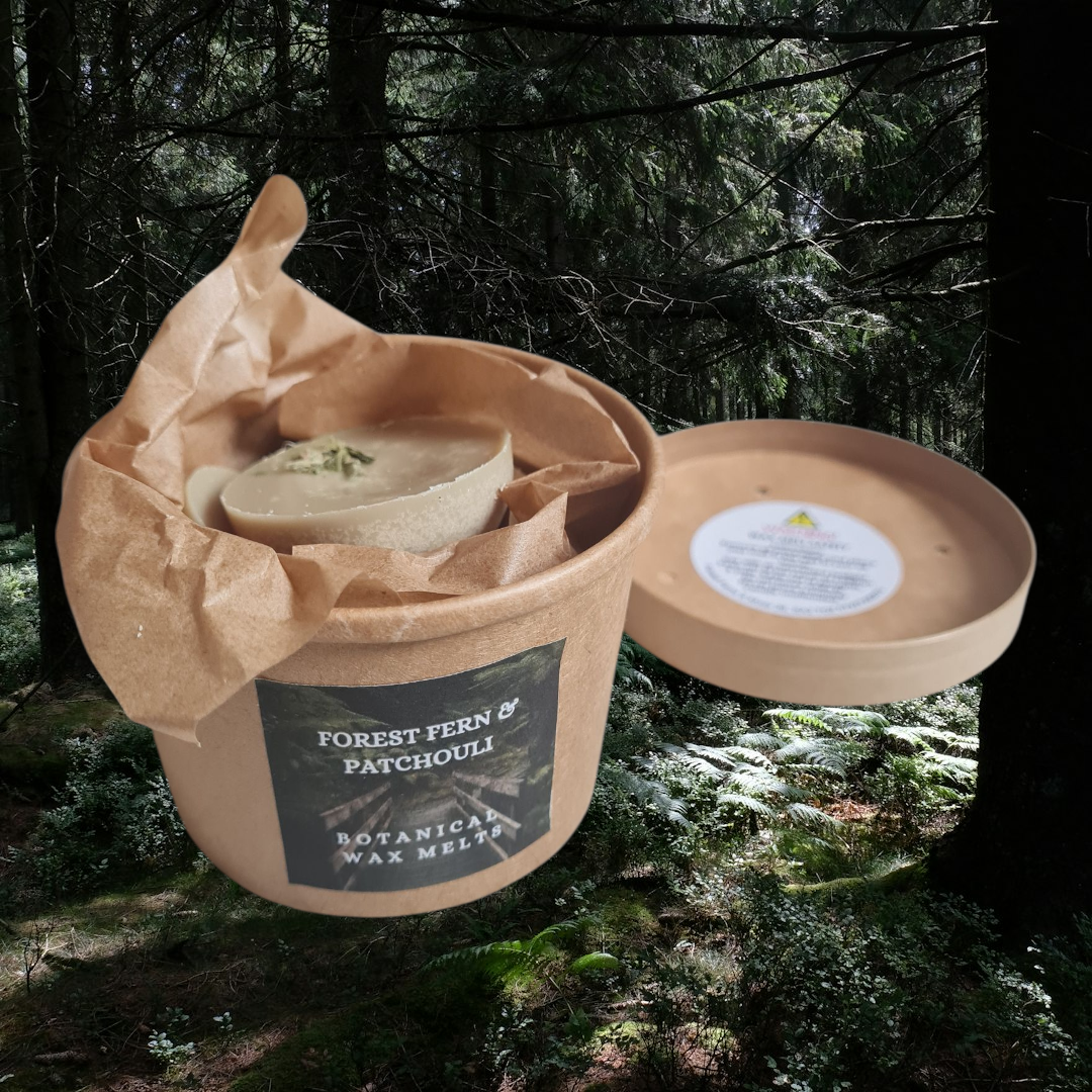 BOTANICAL WAX MELT TUB - FOREST FERN & PATCHOULI