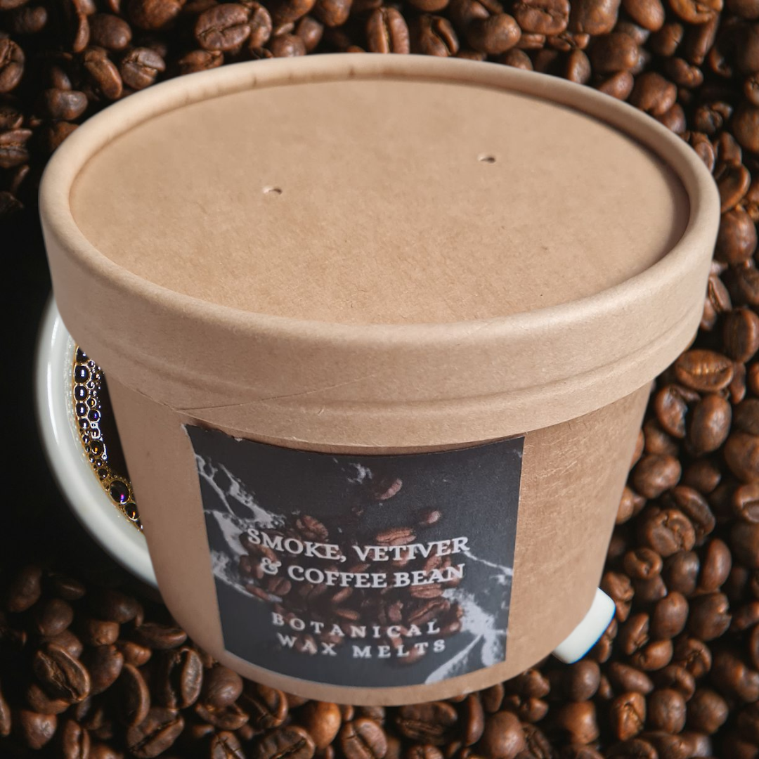 BOTANICAL WAX MELT TUB - SMOKE, VETIVER & COFFEE BEAN