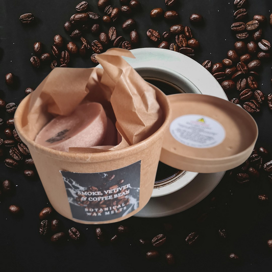 BOTANICAL WAX MELT TUB - SMOKE, VETIVER & COFFEE BEAN