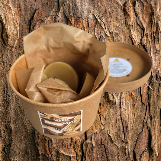 BOTANICAL WAX MELT TUB - WARM SANDALWOOD