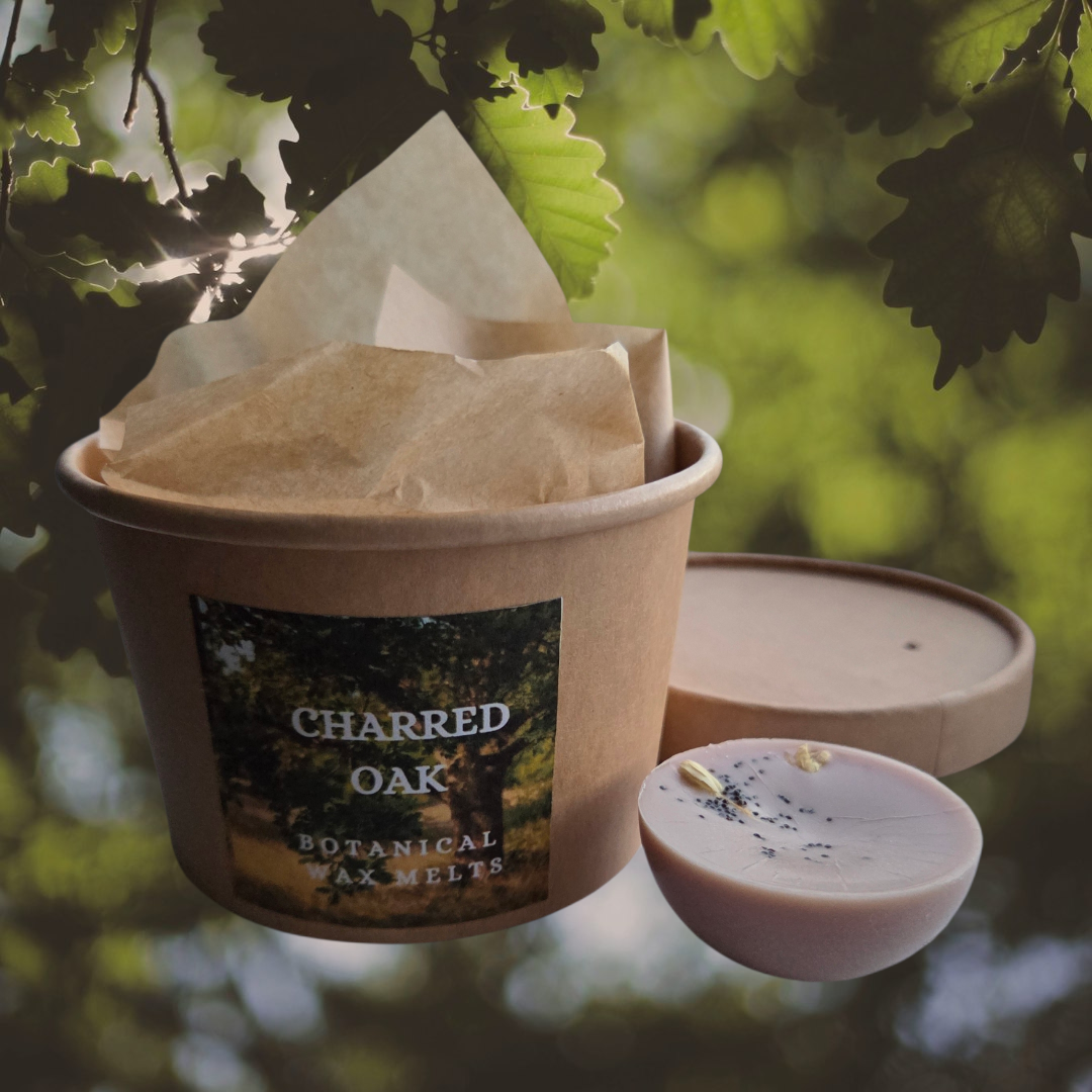 BOTANICAL WAX MELT TUB - CHARRED OAK