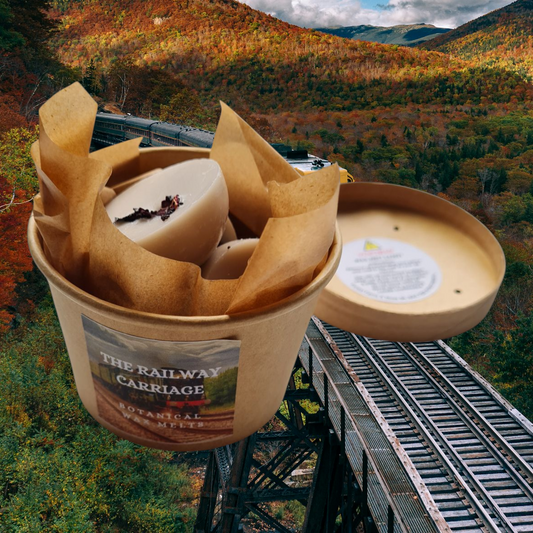 BOTANICAL WAX MELT TUB -  THE RAILWAY CARRIAGE