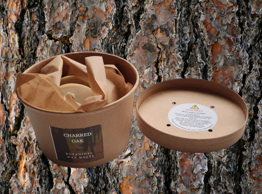 BOTANICAL WAX MELT TUB - CHARRED OAK