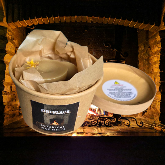 BOTANICAL WAX MELT TUB - FIREPLACE