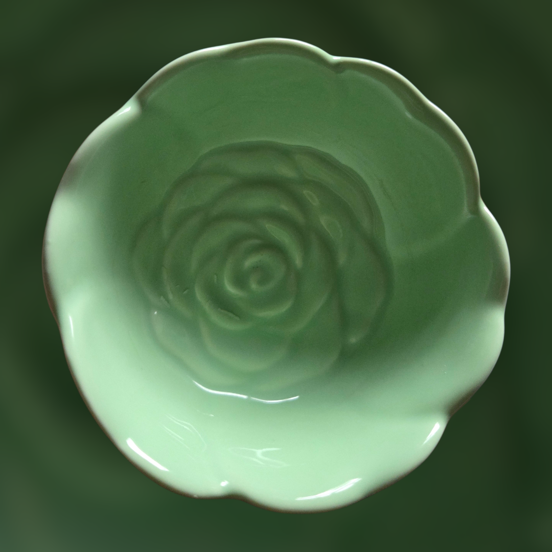 CERAMIC FLOWER WAX MELT BURNER