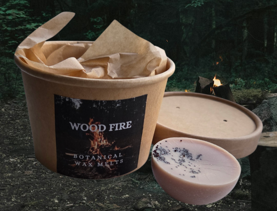 BOTANICAL WAX MELT TUB - WOOD FIRE