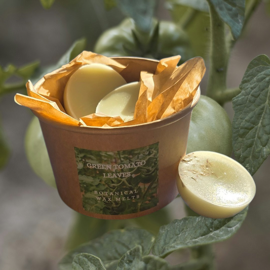 BOTANICAL WAX MELT TUB - GREEN TOMATO LEAVES