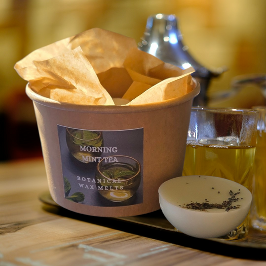 BOTANICAL WAX MELT TUB - MORNING MINT TEA