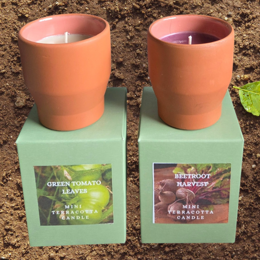 MINI TERRACOTTA CANDLE - FARMERS MARKET