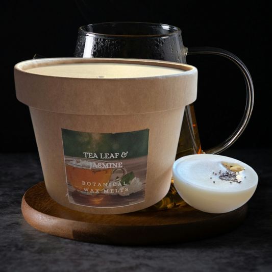 BOTANICAL WAX MELT TUB - TEA LEAF & JASMINE