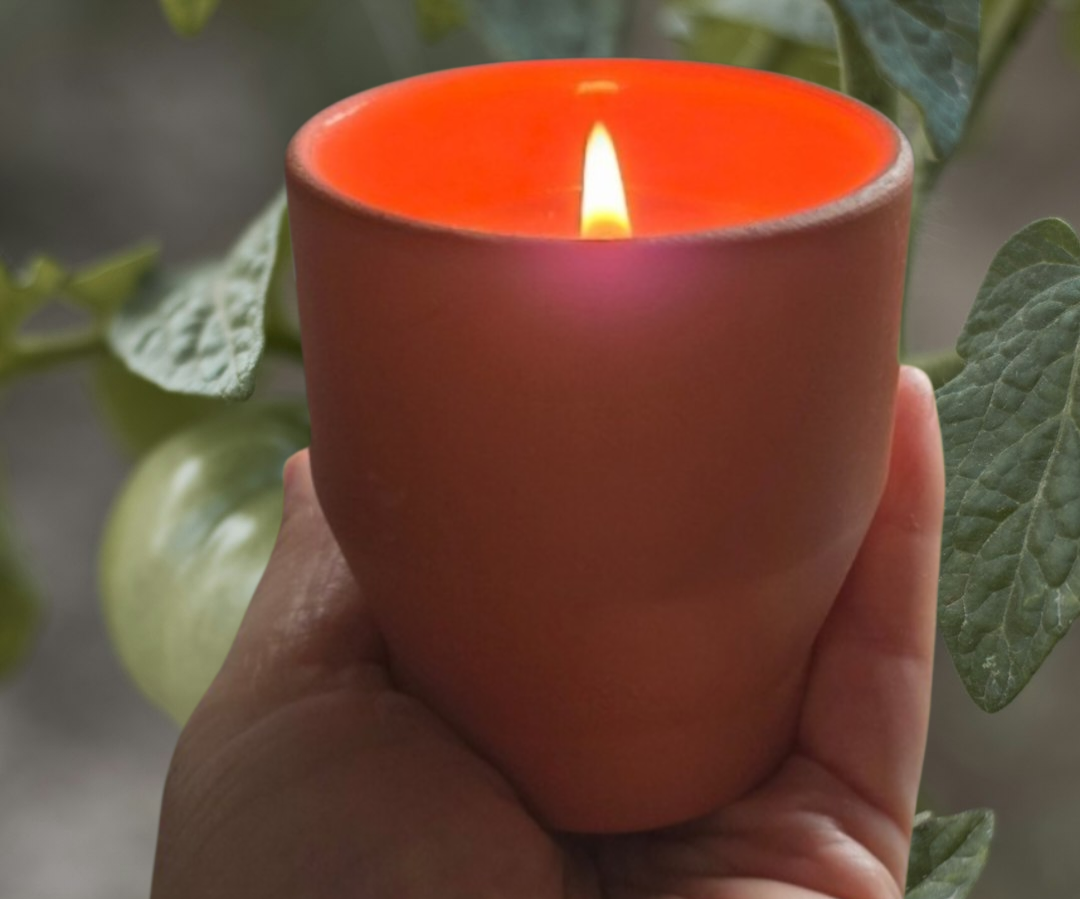 MINI TERRACOTTA CANDLE - FARMERS MARKET